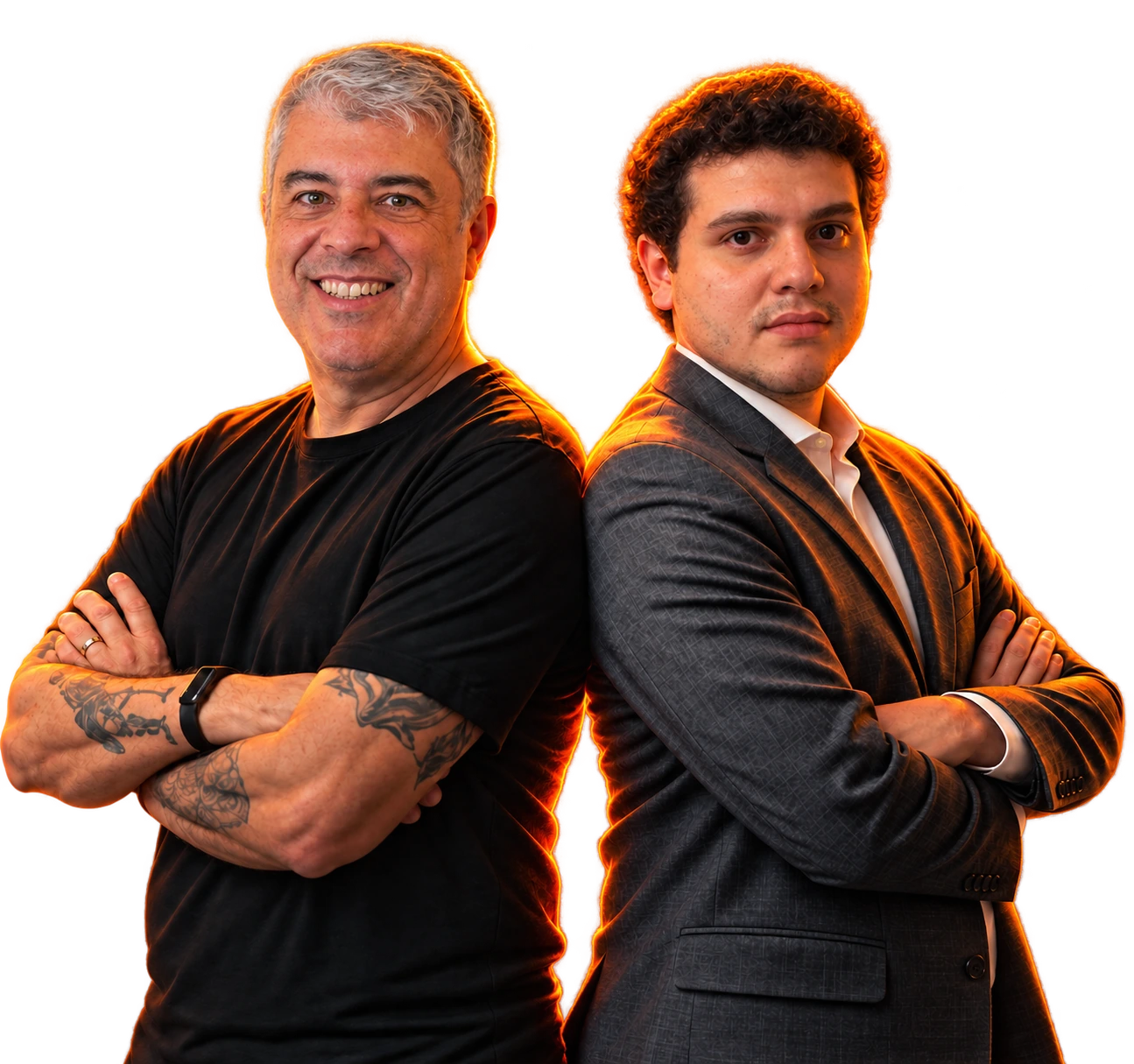 André Machado e Mario Pisani