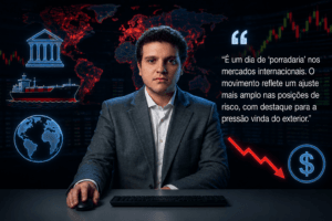 Queda das bolsas globais e análise de Mário Pisani sobre dólar e Ibovespa