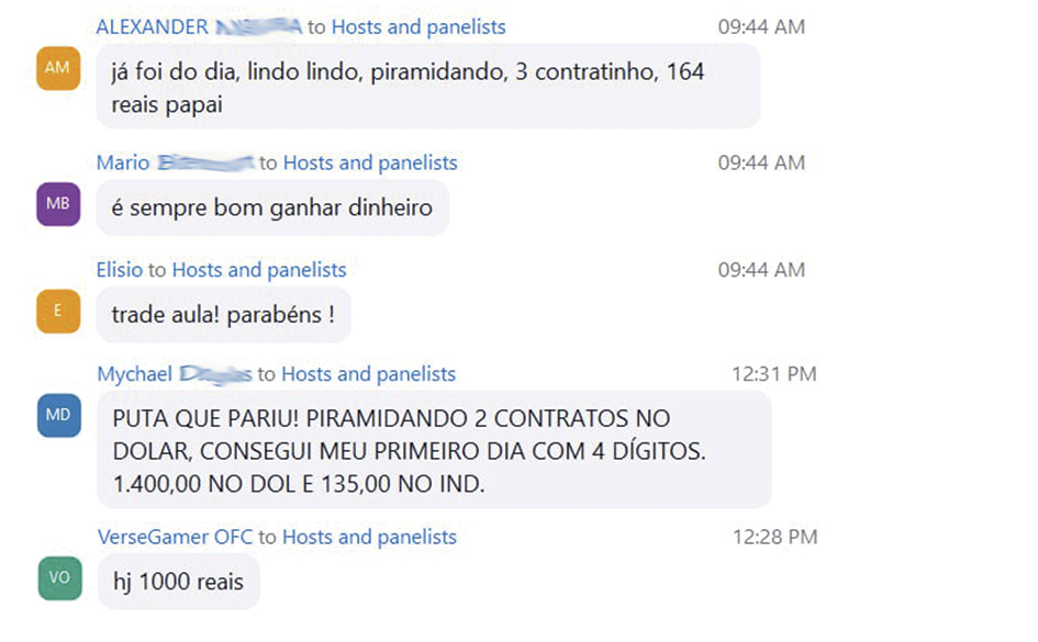 Depoimentos de alunos — 4